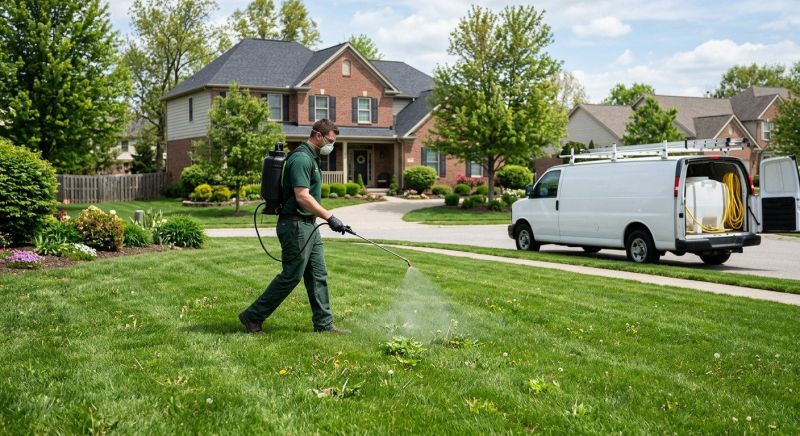 Lawn Herbicide Treatment in Rockwall, TX